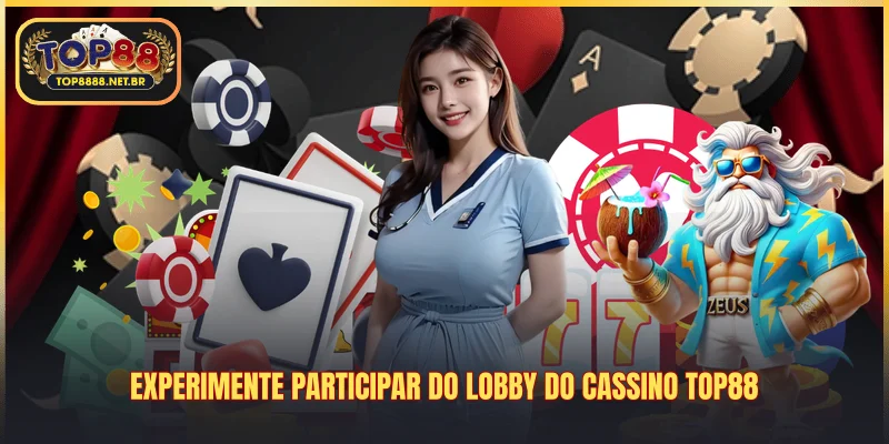 Experimente participar do lobby do cassino Top88